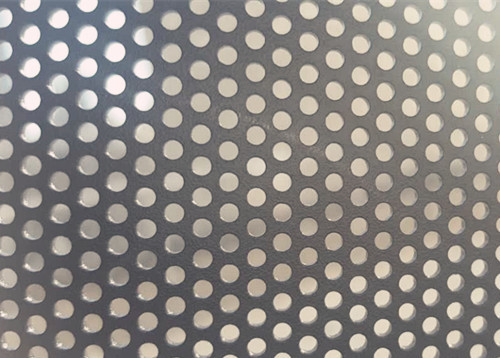 Stain Black Decorative Perforated Aluminium Sheet 1.6mm - Tebal 2mm